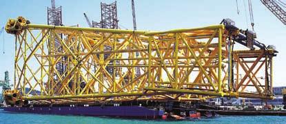 structure (GBS) and other subsea structures at the offshore yard since 96.