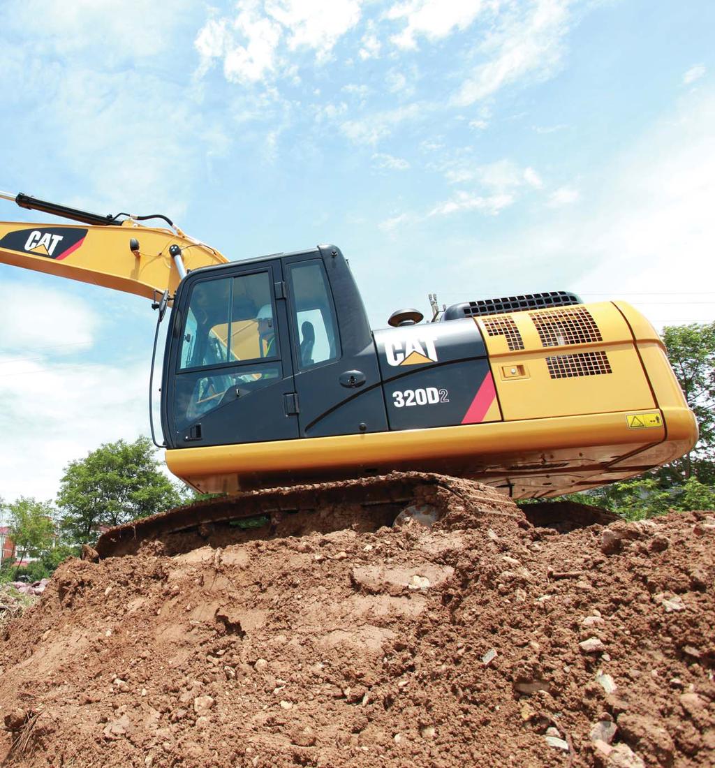 The 320D2/D2 L carries long time proven features and is configured for heavy construction, to improve your job site efficiency through low owning and