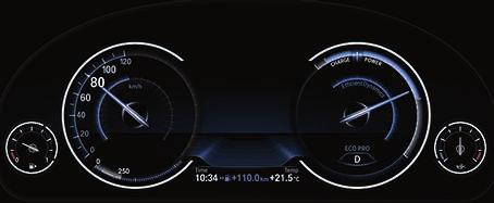 When ECO PRO mode is active, ECO PRO tips use graphics to encourage more effi cient driving DF Active Cruise Control with 'Stop and Go' function maintains a pre-selected distance from the vehicle