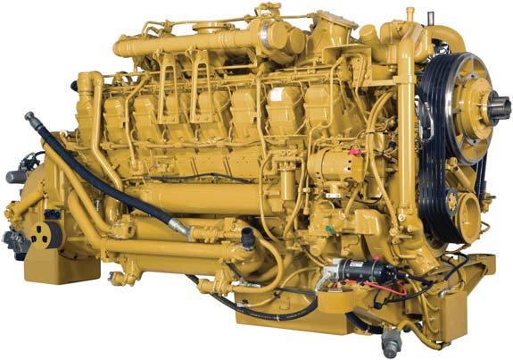 Power Train Engine The Cat 3500 series engines are built for power, reliability and efficiency for superior performance in the toughest applications.
