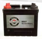 BATTERIES 11-1 Batteries Briggs & Stratton offers a complete line of high performance, maintenance free batteries, for fast reliable year-round starting power for garden tractors, snowmobiles, snow