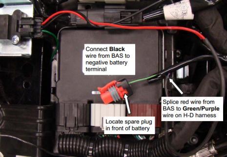 Figure 33 Figure 30 b. Connect the black wire from the sensor to the negative battery terminal.
