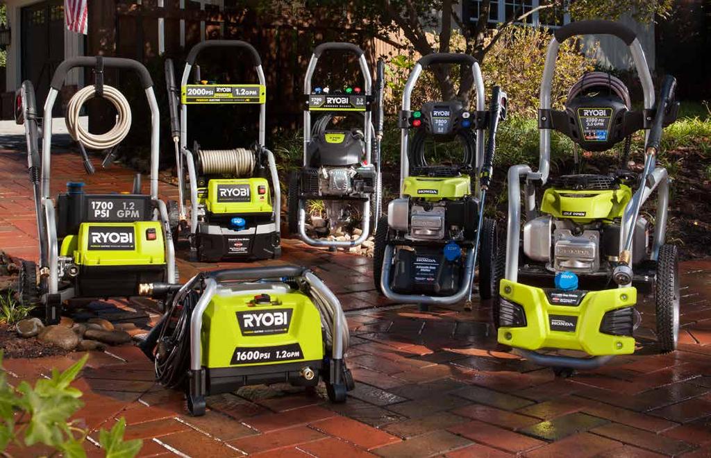 trimmers, blowers, chainsaws, and generators.