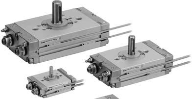 Compact Rotary Actuator Rack & Pinion Style Series Specifications JIS Symbol Made to order Refer to pages 256 to 270 for details.