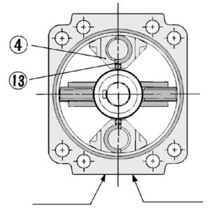 Series Construction Standard (s in the illustrations below show the intermediate rotation position.