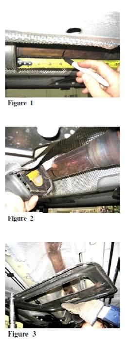 Caution!!! Never work on a hot exhaust system. Serious injury in the form of burns can result If the vehicle has been in use and the exhaust system is hot, allow vehicle to cool for at least 1 hour.