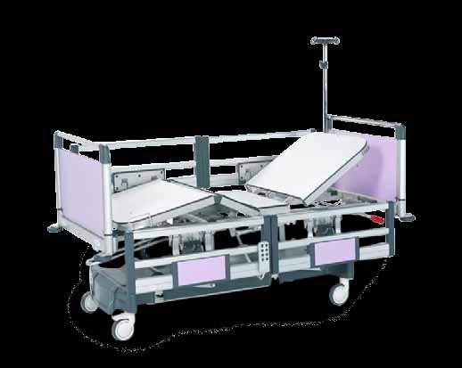 SMP-PB900 ACCESSORIES IV pole with four hooks Patient hand controller Anti bedsore mattress Foldable tuck away luxury side rails Full nurse control panel (optional) Protective bumpers on all 4