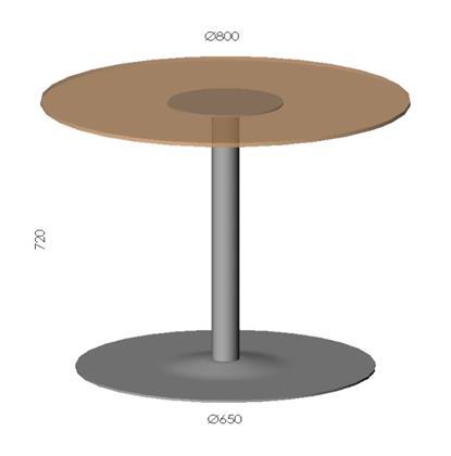 FLAKES - tables Flakes collection includes two table option, both with glass fibre top. Table with floor plate is available in many many different heights.