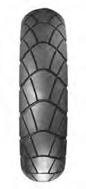 DUAL SPORT TIRES D607 DUAL SPORT STREET (80% STREET / 20% DIRT) The D607 s tread pattern features wide, stable central blocks with large grooves for superb water drainage and small grooves for