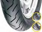 Increased tread-to-void ratio delivers superior grip in dry conditions and a high level of grip in wet weather.