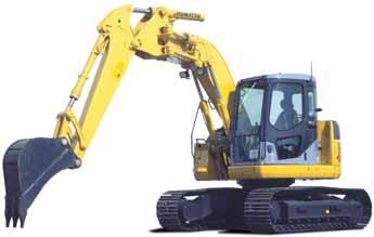 HYDRULIC EXCVTOR Excellent productivity Engine The gets its exceptional power and work capacity from the Komatsu S4D95LE-3 engine.