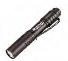 MicroStream LED Pen Flashlights High flux LED light with proprietary micro optical systems has battery-booster electronics to provide a super-bright beam.