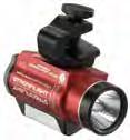 3AAA eled Vizion I Headlamps Power source: AAA alkaline batteries Bands are CL 1 Div 1; 3" x 1.5" x 1.