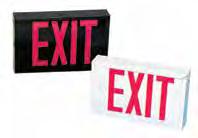 Perimeter LED Exit Signs Brady Steel housing 12 1/4" x 7 1/2" in size We have a variety of facility identification products. Talk to your Border States Account Manager today.