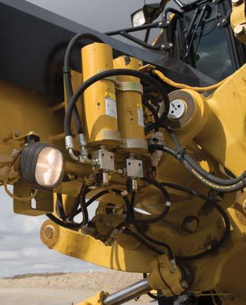 This standard feature helps reduce unnecessary wear and also helps reduce impact loading for enhanced operator safety.