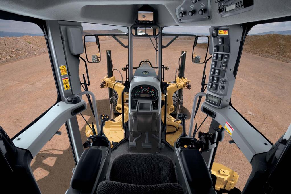 Operator Station Comfort, productivity, advanced technology Visibility Good visibility is key to your safety and efficiency.