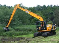 This is a great help if you plan to operate your Long Reach excavator in water