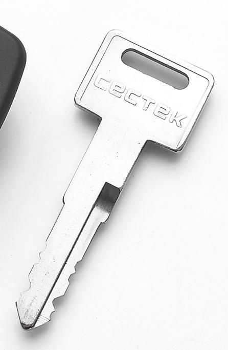 Main key 2.Spare key 3.Key identification platekey Key Number:.