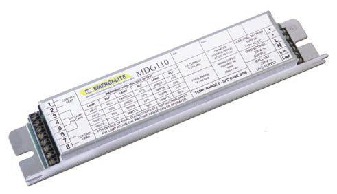 Conversion modues Order codes MDG50 Conversion modue suitabe for 4 100W fuorescent, 50V AC/DC MDG110 Conversion modue suitabe for 4 100W fuorescent, 110V AC/DC For 24 vot AC/DC conversion modues,