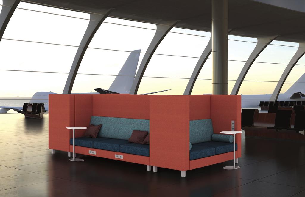 Junxion Flex First developed for a hotel lobby, Junxion Flex has proved to be a good fit in many public areas.