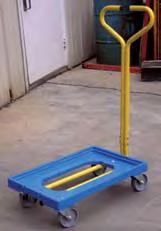 00 DC-25/FC-70 Low Profile Machinery Dolly Typically used in pairs or sets of four to move heavy machinery, containers, and other equipment. Deck height is only 1¾" high.