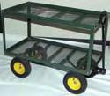 with our full line of Landscape Carts. These carts are rugged and easy to maneuver with their large pneumatic tires.