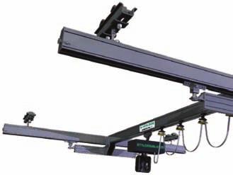 303 NEW FOR 2009 STAGEMAKER EUROSYSTEM: ALU handling aluminium profiles Monorail Track up to 2000kg Loads Simple solution where loads are