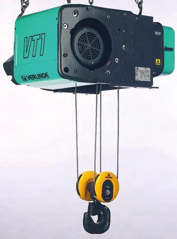 EUROBLOC VT Electric wire rope hoist for load from 800 to 80.