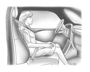 72 Seats and Restraints Also make sure the child restraint is not trapped under the vehicle head restraint. If this happens, adjust the head restraint. See Head Restraints 0 49. 6.
