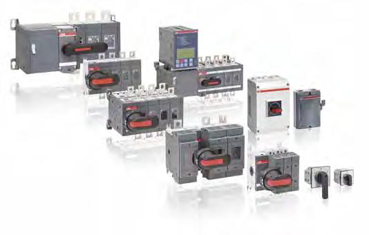 Switches ABB has a wide portfolio of low voltage switches.