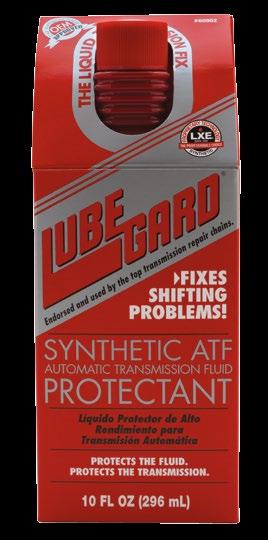 BENEFITS: This synthetic formula protects transmissions by reducing internal heat and wear.