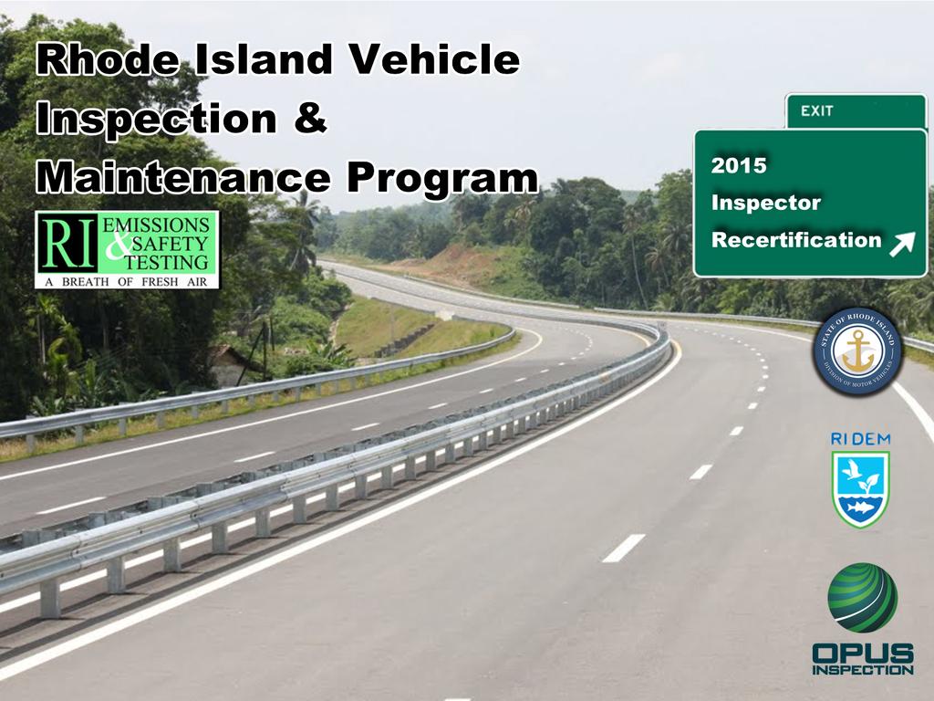 Welcome to the Rhode Island Vehicle Inspection and