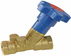 9 Series DZR Double Regulating Valve Description DZR brass double regulating valve Threaded F/F (ISO 228/1 for DN1 and DN, ISO7/1 RP above) Design according BS7 PN2 (Max 2 up to C, max at 1 C) Water: