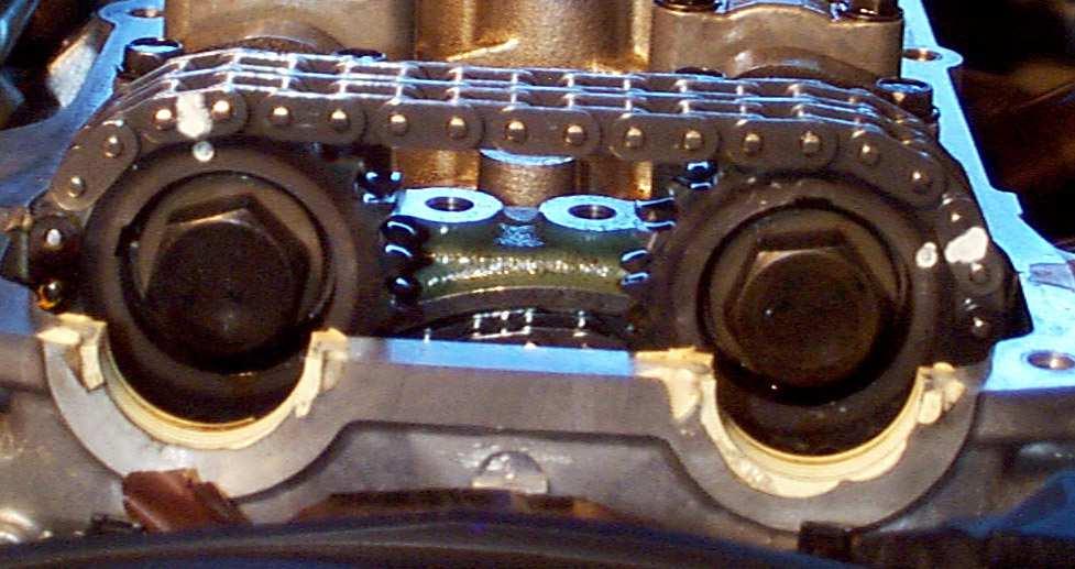 Also check that the cam lobes on #1 cylinder are pointing away from the center of the motor, if they are pointing toward the center, rotate the motor one full rotation clockwise.
