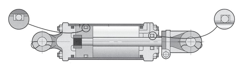 Tie Rod Hydraulic Cylinders TIE ROD HYDRAULIC CYLINDERS Grizzly Cylinder 6 Specifications: Bore sizes: 2"-5" Pressure Ratings: 2,500 PSI maximum operating pressure 4,000 PSI maximum shock and surge