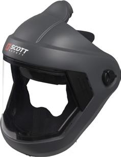 FH1 Revolutionary soft head cradle for intuitive and straightforward donning Ultra-clear PETG visor giving wide field of view and a clear down-view panel Half hood design with skin-friendly neoprene