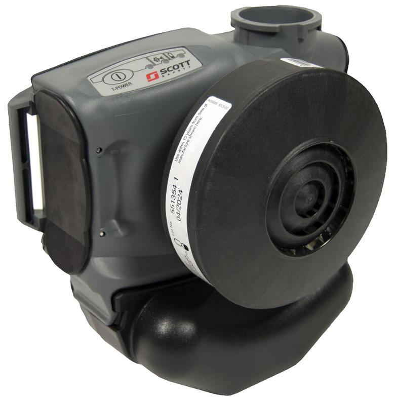 T/POWER POWERED AIR RESPIRATOR At the heart of the Tornado Non-EX system is the T-Power. T-Power is incredibly compact, particularly when used in combination with a single particulate filter.
