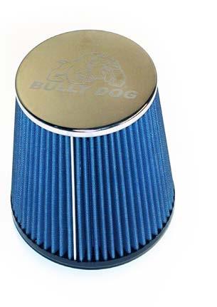 Air filter and clamp: The air filter included is an ISO 5011 certified eight layer oil filter.