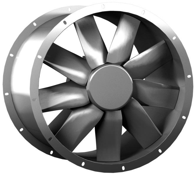 Reverse flow, Form A proof fans are in accordance to ATEX standards with the can be provided on request ( for 3 phase motor only). The marking II2GcIIBT3X.