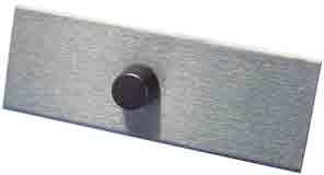 Patch with Pivot Cover code 1502 Satin Anodised Aluminium 1504 Satin Stainless Steel 1505