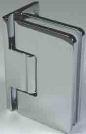 Adjustable hinge 8501 & 8501R Glass to Wall hinge 6mm 8mm 10mm 700mm 40kg 0-15