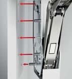 with narrow depth Easy, efficient and time-saving processing Sustainable: Fitting also available with
