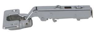 Concealed Hinges METALLA SM, opening angle 105, for increased requirements on corrosion Stainless steel SUS 04 Full overlay mounting with