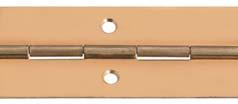 7 mm (width opening 40 mm: 0.8 mm) Barrel Ø:. mm (width opening 40 mm:.5 mm) Version: Rolled Nickel plated 2 Brass plated 51.01.717 51.01.57 Ø Nickel plated 40 Brass plated 51.01.75 51.