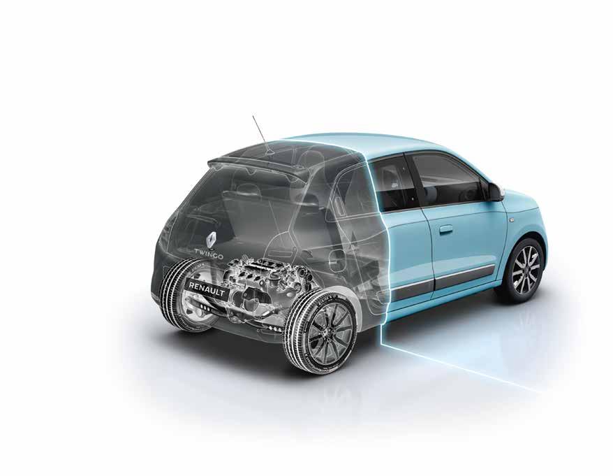 Engines and gearboxes The engines on Renault Twingo are efficient and quiet without compromising driving pleasure. SCe 70.