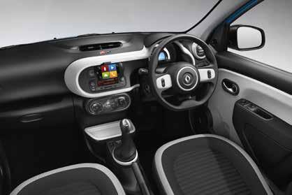Standard features EXPRESSION Grey wheel trims - 15 Java Grey upholstery TECHNOLOGY ABS FM/AM/DAB tuner, Bluetooth audio streaming and hands-free calls, USB and AUX sockets, Smartphone cradle R&GO