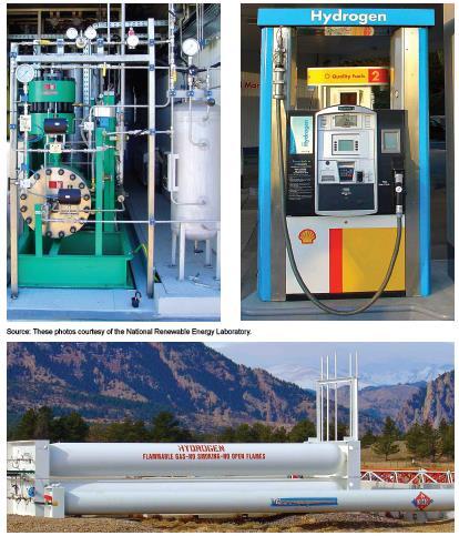 Figure 3.5 Typical Onsite Compression, Dispensing, and Storage Equipment for H2 Source: National Petroleum Council, page 15-32. 3.5 INFRASTRUCTURE OPTIONS: ELECTRICITY This section will cover electrically powered infrastructure without evaluating the applicability and/or viability to the I-710 Project.