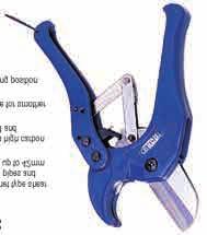 PIPE CUTTER - HEAVY DUTY 1-A Fast clean pipe cutting by hand or power Extra long shank