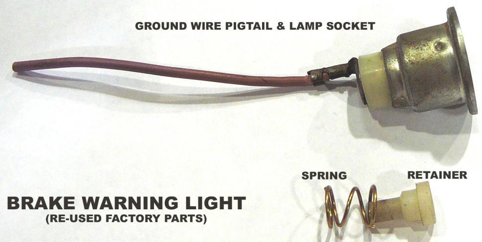 Specifics of the HAZARD SWITCH circuits can be seen on the TURN SIGNAL SWITCH SCHEMATIC, page 79. BRAKE WARNING LIGHT The dash mounted BRAKE WARNING LIGHT was not present on the 1966 year models.