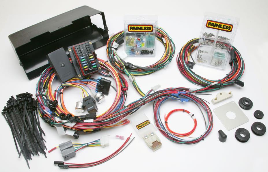 CONTENTS OF THE PAINLESS WIRE HARNESS KIT Refer to the Contents Figure (below) to take inventory. See that you have everything you re intended to have in this kit.